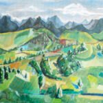 Zakopane, olej na płótnie, 70x50 cm, 2019