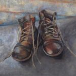 Trepy, pastel suchy, 70x50 cm, 2018