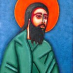 Św. Franciszek z Alwerni, olej na płótnie, 30x24 cm, 2022